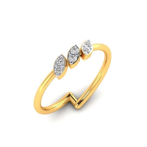 14K Yellow Gold Diamond 3-Stone Mens Ring (Size 10) Made In India  rm5802-016-ya - Walmart.com